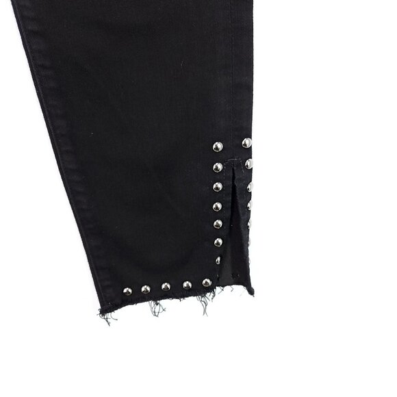 Citizens of Humanity Jeans Rocket High Rise Skinny Size 29 Studded Slit Ankle - Picture 14 of 15